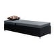 preview thumbnail 3 of 2, Furniture of America Cyd Contemporary Fabric Adjustable Chaise Lounge