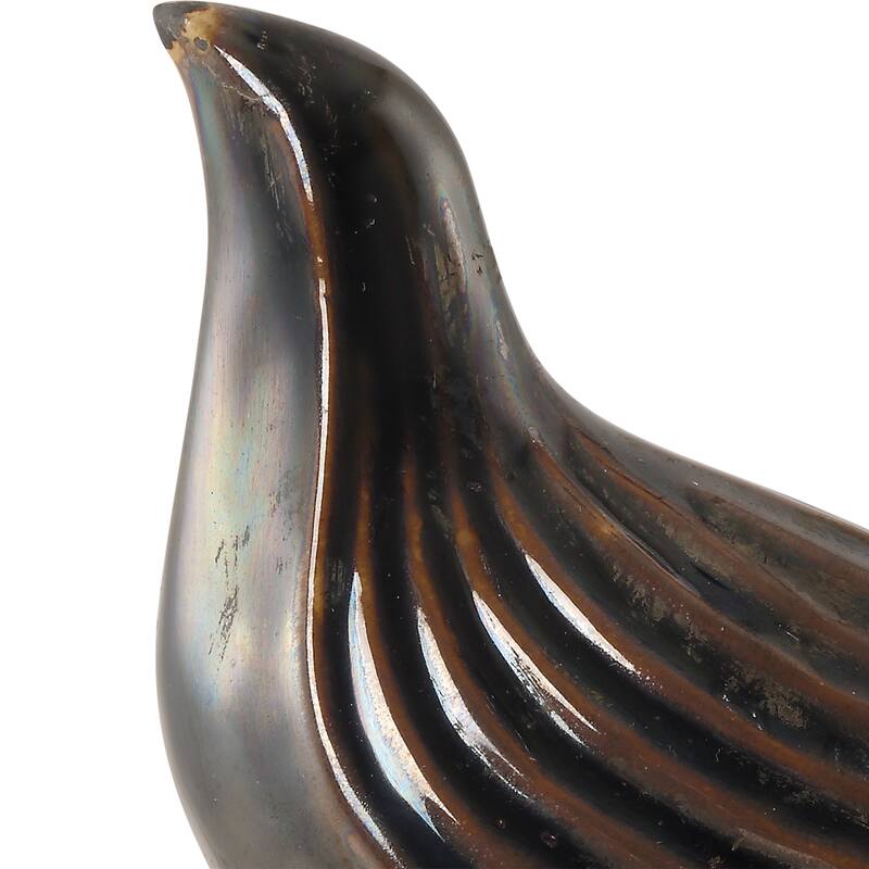 Uttermost Nesting Bird Gray Sculptures, Set of 2 - 9.5'' H X 7.5'' W X 7.2035'' D