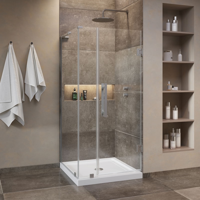 Ove Decors 15SKS-PANA36 Panama 74-3/4" High x 36" Wide x 36" Deep - Satin Nickel