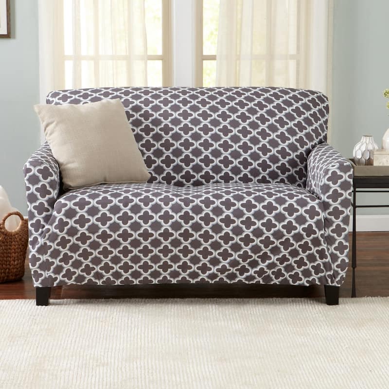 Premium Stretch Printed Loveseat Slipcover - Love Seat