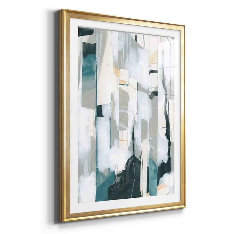 Sea Cavern Strata I Premium Framed Print - Ready to Hang