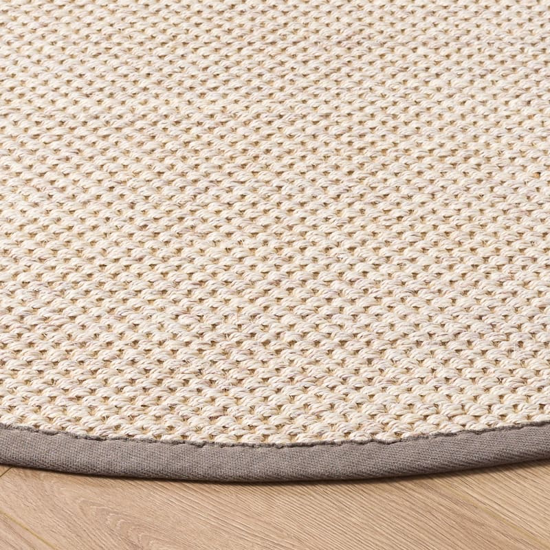 SAFAVIEH Natural Fiber Lorine Casual Border Sisal Rug