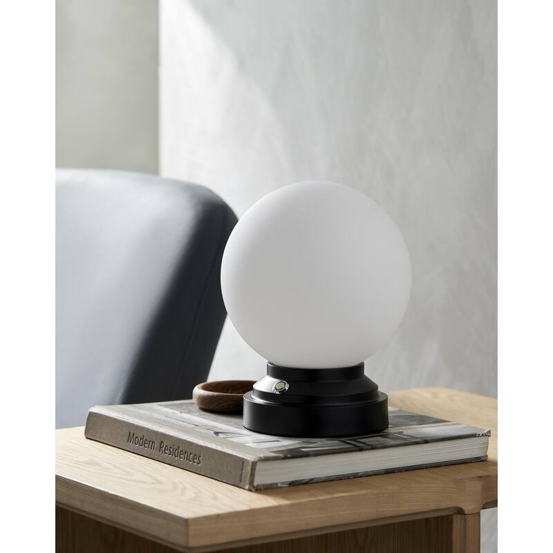 Livabliss Tamsin Rustic Accent Table Lamp - Black