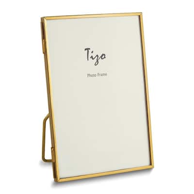 Curata Brass Narrow 5x7 Photo Frame