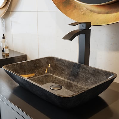 VIGO Duris Single-Handle Single Hole Bathroom Vessel Sink Faucet