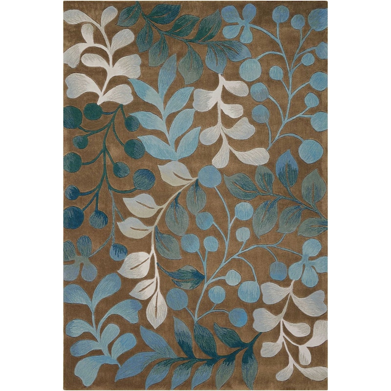 Cebi Stain Resistant Area Rug By HomeRoots