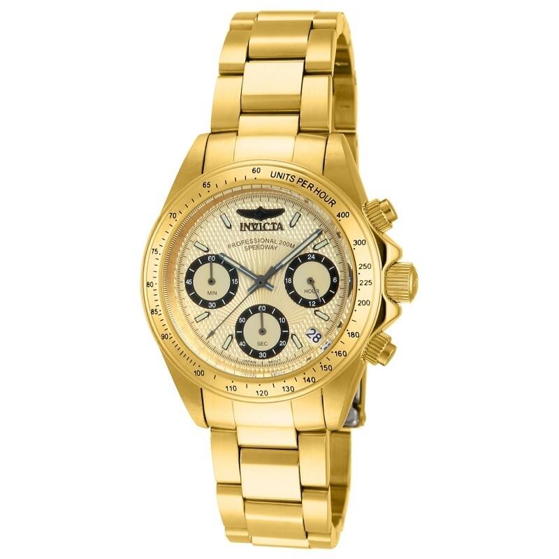 Invicta Women's 14931 Speedway Quartz Multifunction Gold Dial Watch
