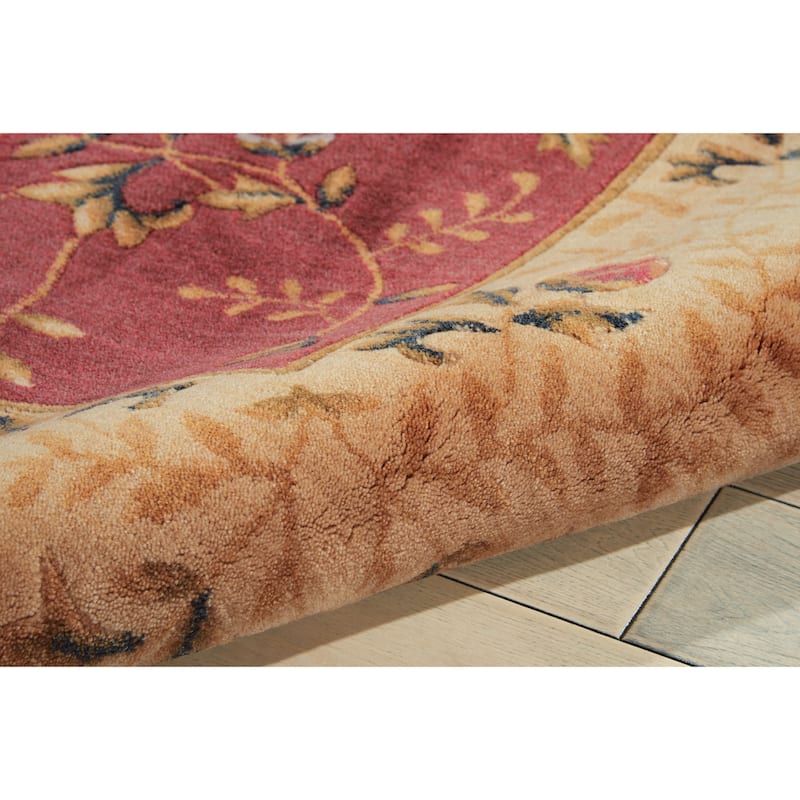 Nourison Somerset Abrash Bordered Floral Area Rug