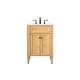 preview thumbnail 5 of 8, Elegant Lighting VF12524 Park Avenue 24" Free Standing Single Basin Natural Wood - Wood Finish