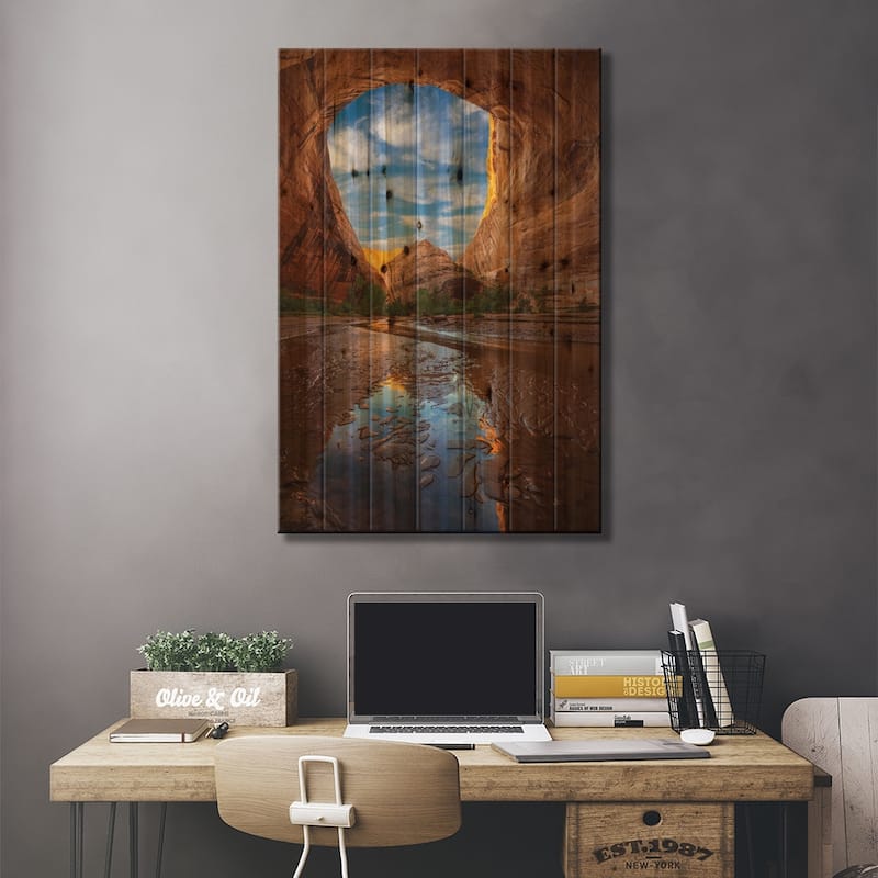 Coyote Gulch Print On Wood by Dustin LeFevre - Multi-Color
