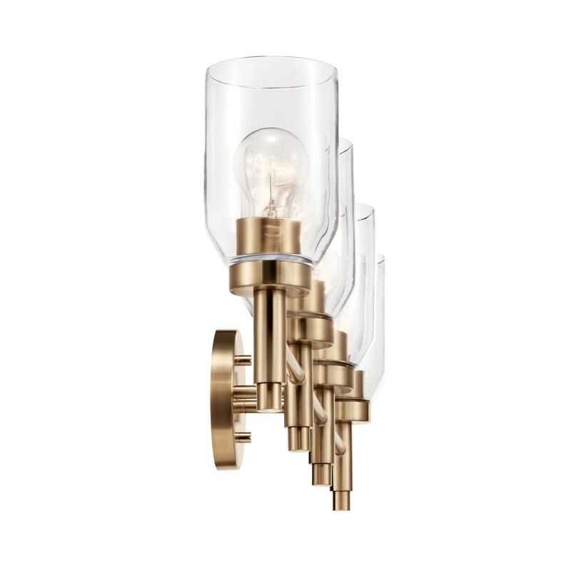 Kichler Lighting Madden Bathroom Vanity Light with Clear Glass
