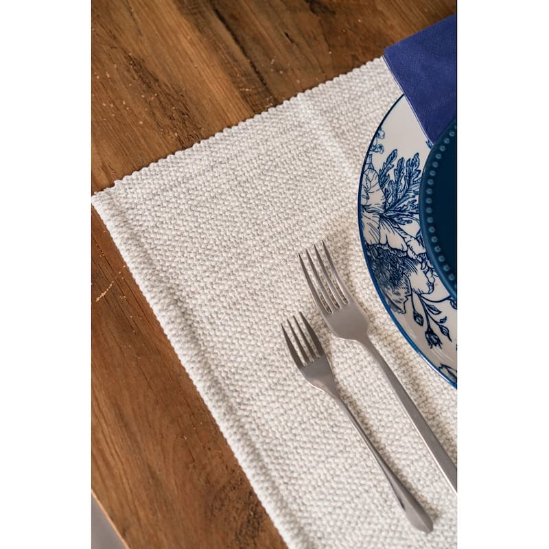 Fabstyles Casual Classic Set of 4 Thick Cotton Heavyweight Placemats