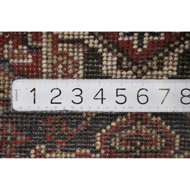 Geometric Heriz Serapi Accent Rug Handmade Wool Carpet - 2'0" x 3'0"