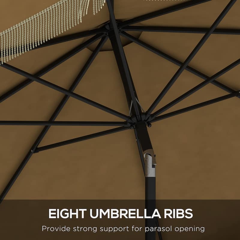 Versatile Outdoor Patio Umbrella with Stylish Design and Multiple Functions