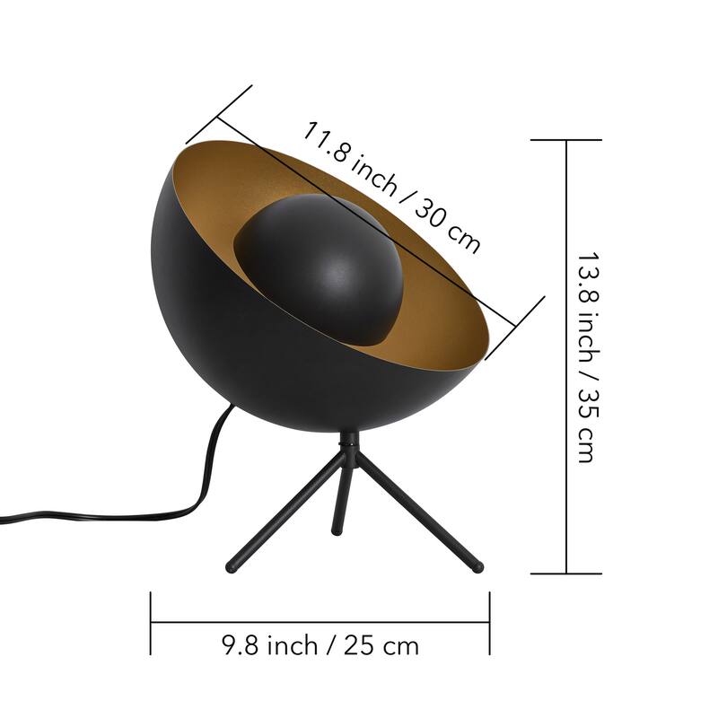 Mid Century Satellite Radar Table Lamp