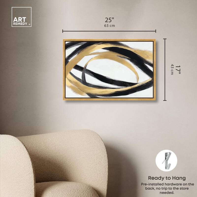 Loops of Luxury II Canvas by Art Remedy