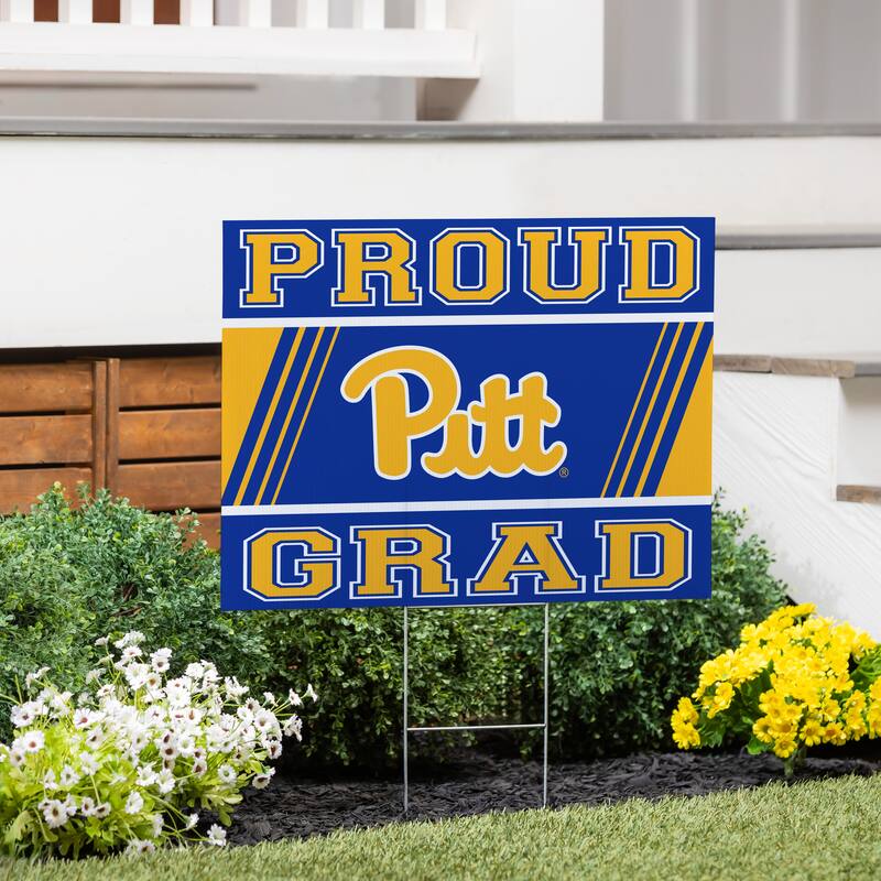 University of Pittsburgh 24" x 18" Graduation Coroplast Outdoor Yard Sign