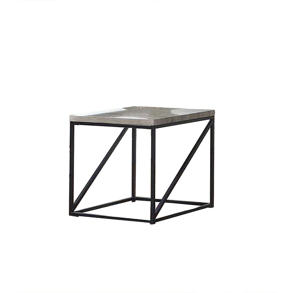 Simple Relax Square End Table in Sonoma Grey