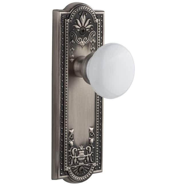 Grandeur Parthenon Solid Brass Rose Single Dummy Door Knob with Hyde