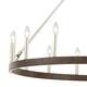 Acroma 15 Light 40 In Modern Farmhouse Wagon Wheel Chandelier-UL