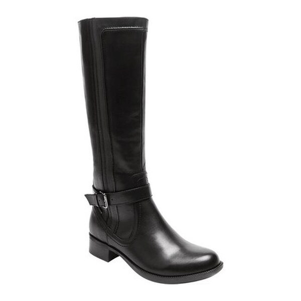 Shop Rockport Women's Cobb Hill Christy Boot Black Leather - Free ...