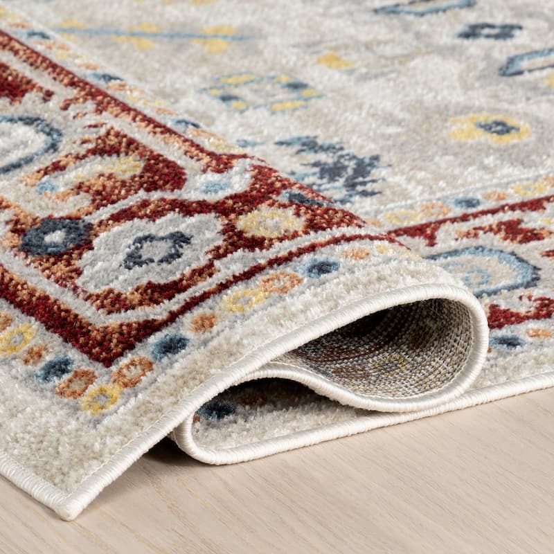 Nuloom Isabella Checkered Machine Washable Area Rug