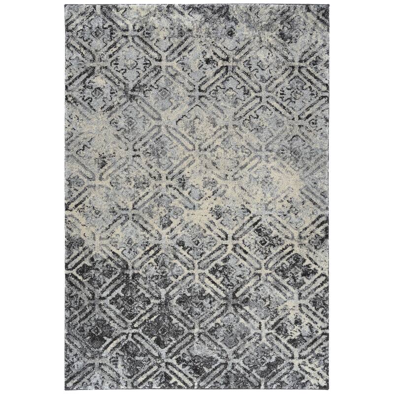 Addison Plano Moroccan Boho GREY Area Rug