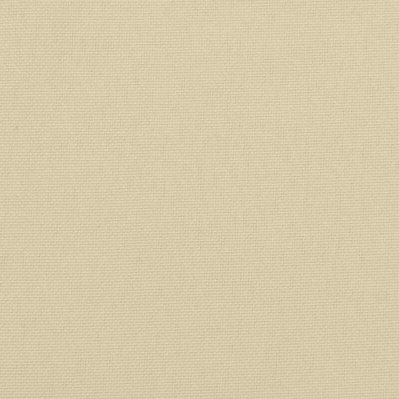 Claire 2pc Outdoor Cushion for Bench, Tufted Beige Oxford Fabric