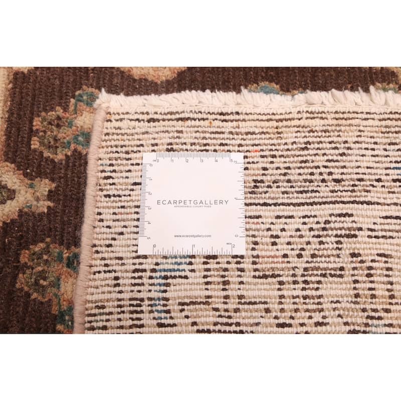 ECARPETGALLERY Hand-knotted Antalya Vintage Brown Wool Rug - 3'6 x 6'5