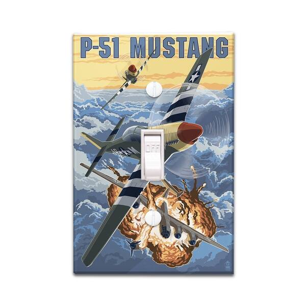 Shop P 51 Mustang Mission With Bomber Lp Artwork Light