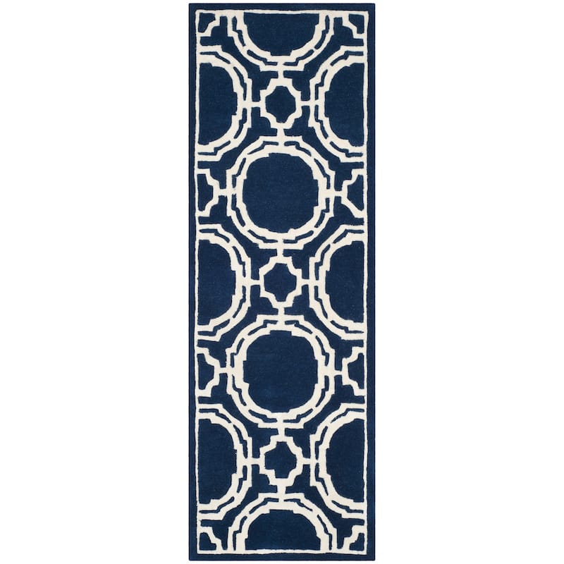 SAFAVIEH Handmade Chatham Oili Modern Wool Rug