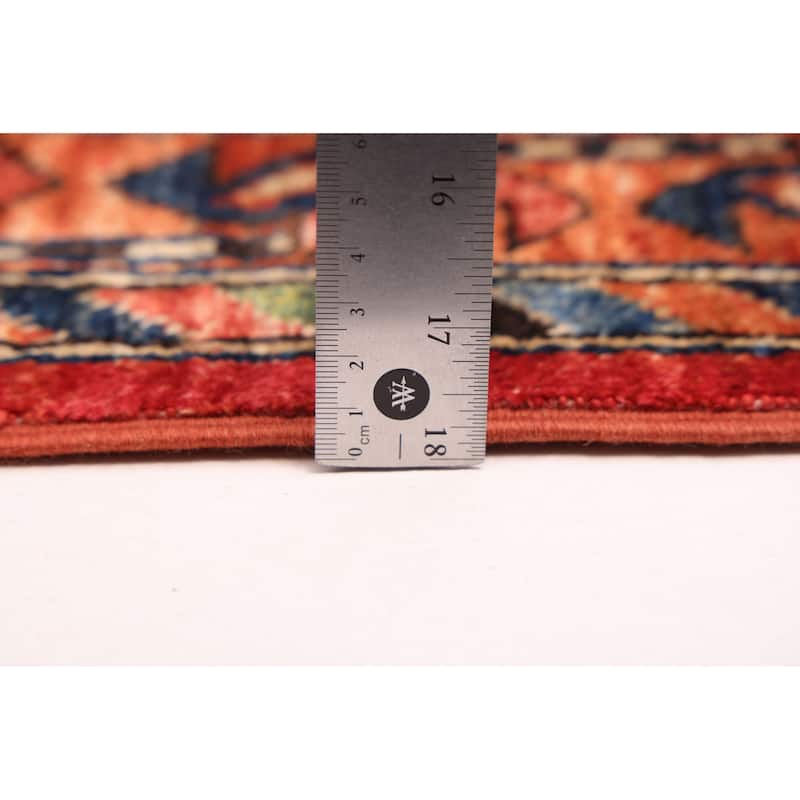 ECARPETGALLERY Hand-knotted Aryana Red Wool Rug - 8'11 x 12'0