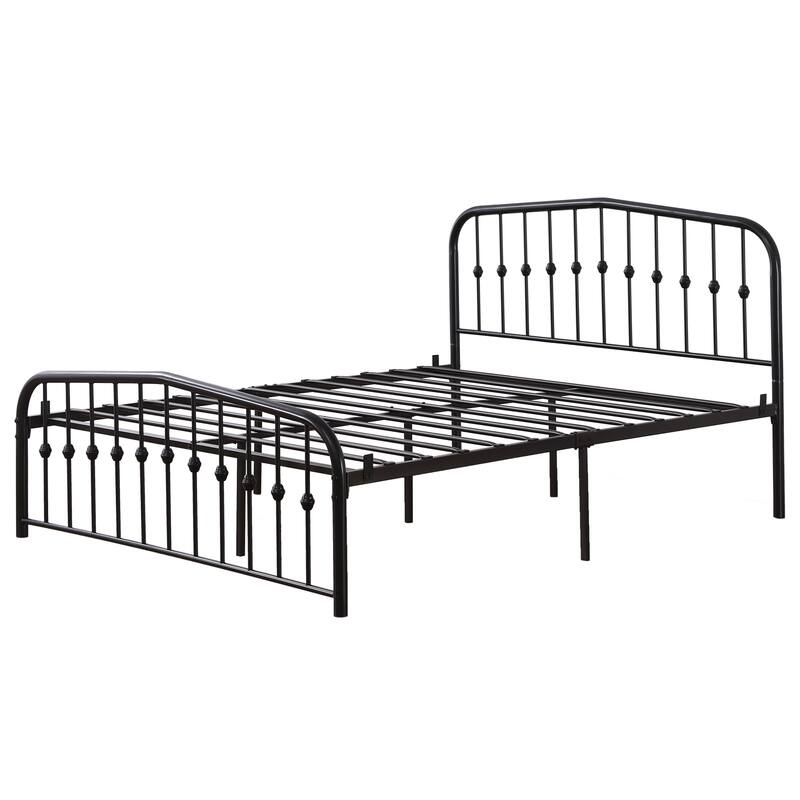 Modern Single-Layer Curved Frame Bed