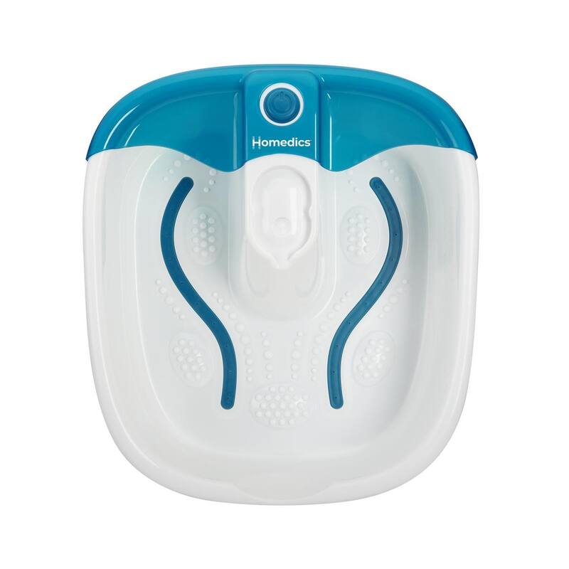 Homedics Bubble Mate™ Foot Spa with Heat (FB‑55) | Bubble Massage • Heat Maintenance • Toenip Control
