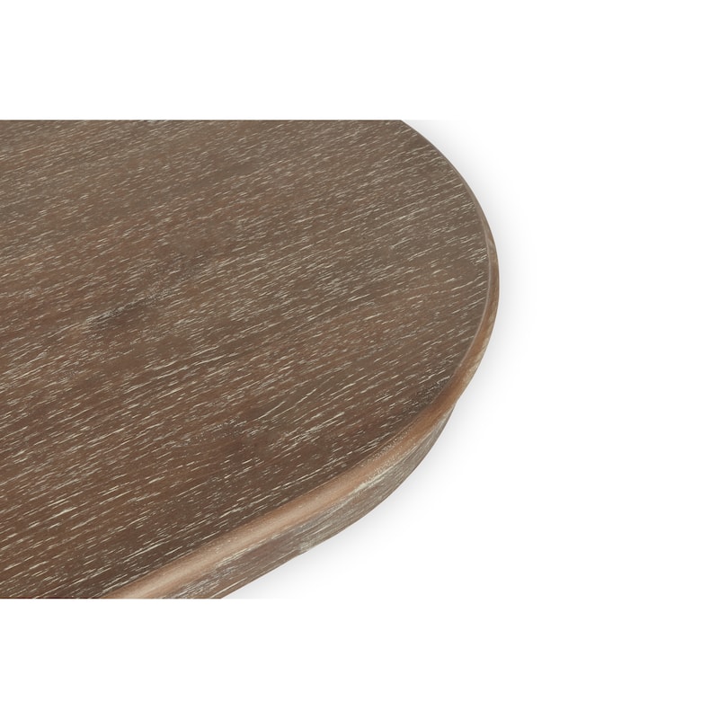 Maxwell Oval Pine Wood Dining Table by Kosas Home