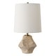 preview thumbnail 4 of 5, Uttermost Indent Travertine Accent Lamp - 16.25'' H X 9'' W X 9'' D