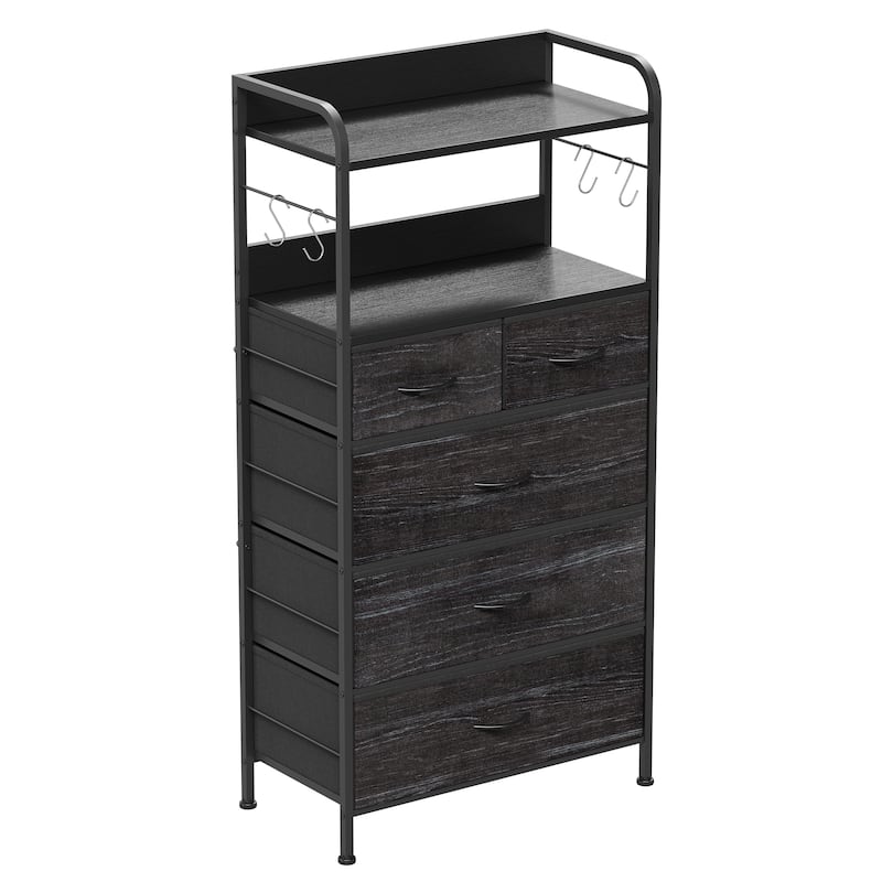 Dresser for Bedroom with 5 Drawers