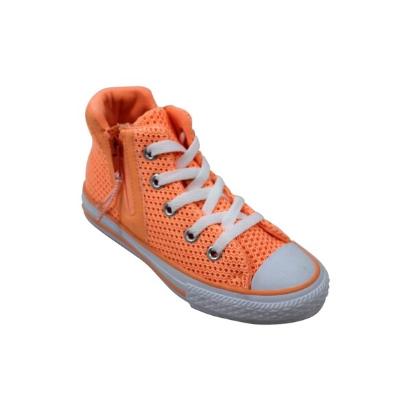 hyper orange chuck taylors