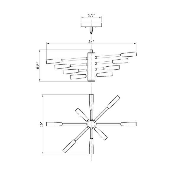 Ascension 8 Light Chandelier 16 Bed Bath & Beyond 32966105