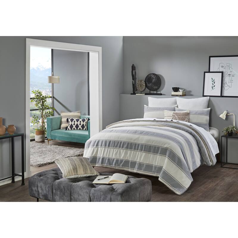 Better Trends Janson Collection Poly/Cotton Comforter Set with Sham - Absorbent, Moisture-Wicking, Machine Washable, Tumble Dry