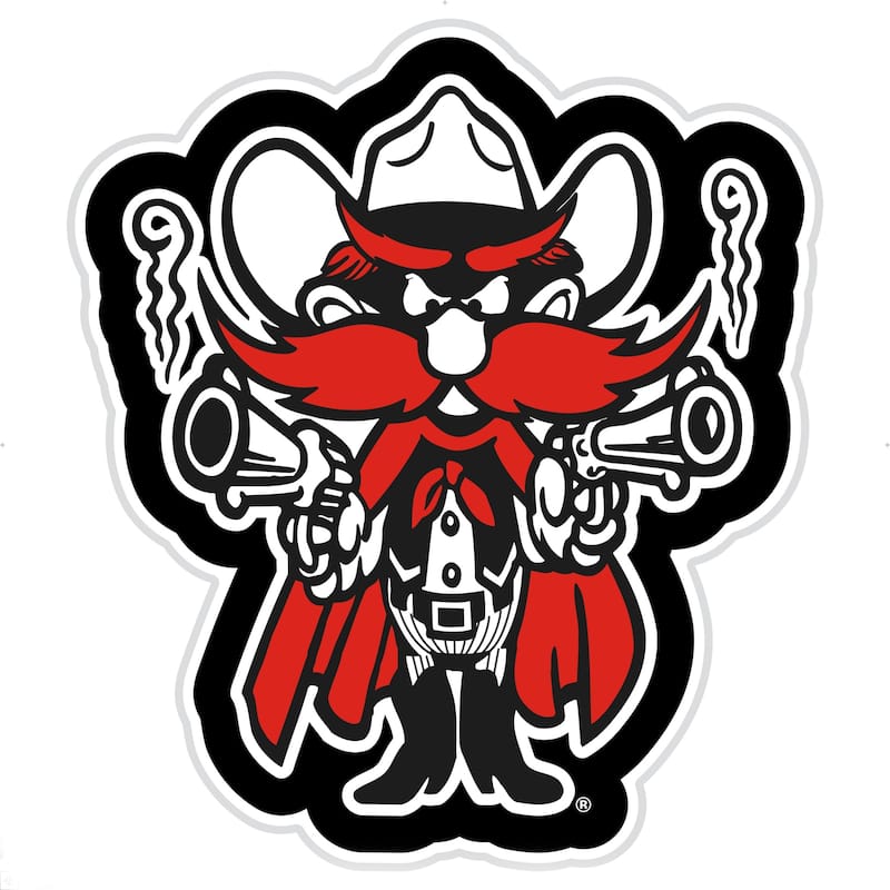 Texas Tech University College Mascot Plug-In LED Lighted Sign