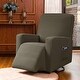 preview thumbnail 15 of 91, Subrtex Stretch Recliner Silpcover Jacquard Lazy Boy Chair Covers Olive Green