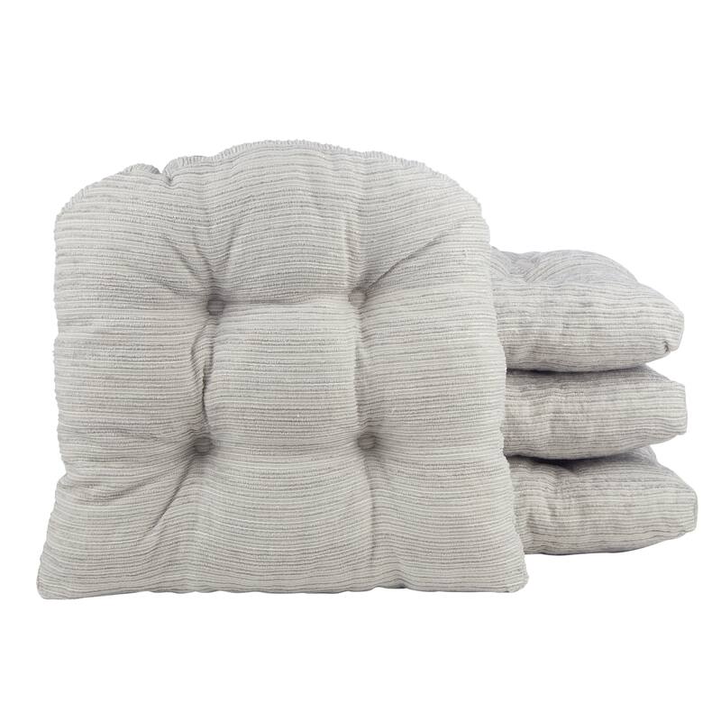 Klear Vu Chance Memory Foam Dining Chair Cushion Set (Set of 4)