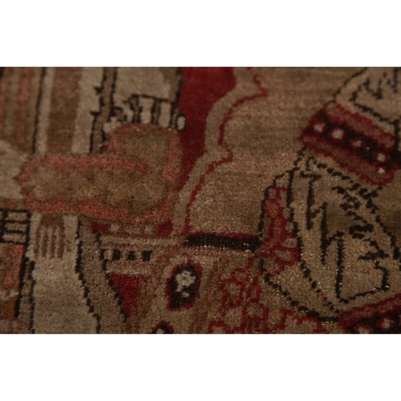 Set Of 2 Vegetable Dye Kerman Ravar Persian Rug Handmade Wool Carpet - 1'11" x 2'8"