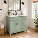preview thumbnail 4 of 13, Homy Casa 30 in. Bathroom Vanity with Ceramic Sink, Free-Standing Storage Cabinet with 2 or 3 Drawers