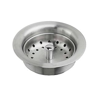 American Standard Kitchen Sink Drain with Strainer in Stainless Steel - Stainless Steel