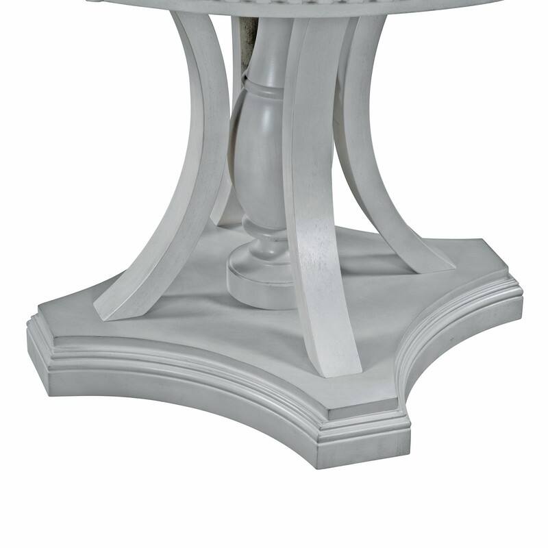 Retro 58" Round Extendable Dining Table