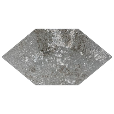 Merola Tile Magma Kayak Grey 6-1/2" x 12-1/2" Porcelain Floor and Wall Tile