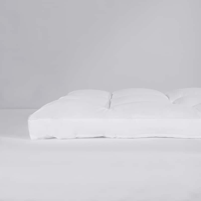 Serta Down Illusion Pillowtop Mattress Topper, Down Alternative - White