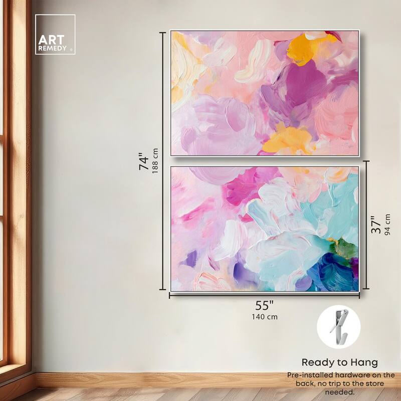 Misty Layers Canvas Set of 2 by Art Remedy